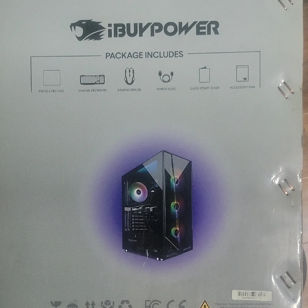 LED Gaming PC Tower with USB Ports